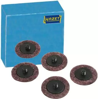 HAZET Schleifvlies-Satz &Oslash;50mm K&ouml;rnung 150, 5-teilig (9033-11-0150/5)