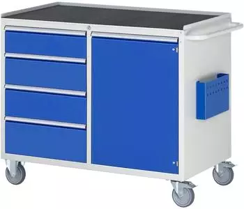 Rau Montagewagen LL5.21.12 1145x650x975mm, 4 Schubladen, 1 T&uuml;r (05-LL5.21.12A-MT.11)