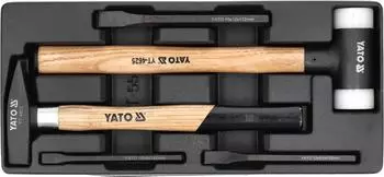 Yato Hammer & Meißel Set, Werkzeugmodul, 5-tlg. (YT-5540)