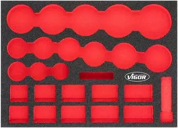 Vigor Blinky Weichschaum-Einlage, leer, 393x282x35mm (V5066-L)