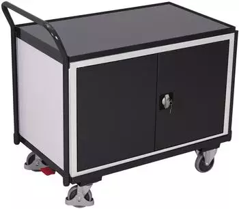 Cordes VARIOfit Werkstattwagen Fl&uuml;gelt&uuml;renschrank anthrazitgrau RAL 7016 (sw-600.640/AG)
