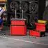 HomCom Werkstattwagen mit Koffer, 3 Module, Stahl, rot (B20-111V00RD)