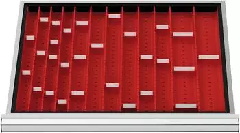 STIER Schubladeneinteilung Muldenplatten BLH 50mm, Innenmaß 600x450mm (903891)