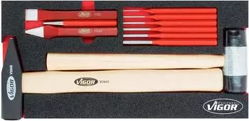 Vigor Blinky Zangen-, Hammer- und Meißel-Satz 11-teilig (V5006)