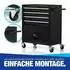 NTG Werkstattwagen Blackline 70-tlg., 4 Schubladen, schwarz (WZW.BLACK-3010)