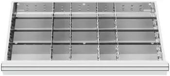 STIER Schubladeneinteilung Metalleinteilung BLH 200-300mm, 800x450mm, 20 F&auml;cher (903906)