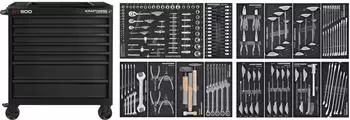 Kraftwerk BT LINE BT900 Werkstattwagen 7 Schubladen, 211-tlg., schwarz (102.217.BLK2)
