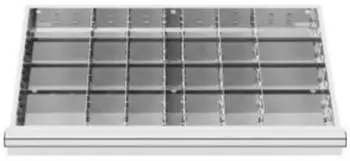 STIER Schubladeneinteilung Metalleinteilung BLH 100/125mm, 800x450mm (903933)