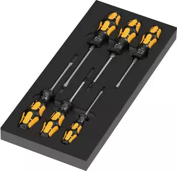 Wera 97112 Schaumstoffeinlage Kraftform Schraubmeißel Serie 900 Set 1, 7-teilig (05150170001)