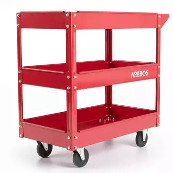Arebos Werkstattwagen 3 Etagen Stahl 120kg