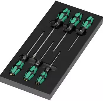 Wera 9717 Kraftform Serie 300 Schraubendreher-Set Schlitz/PH (05150127001)