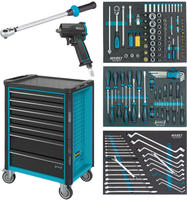 Werkstattwagen Assistent, Schubladen, Flach: 5 X 81 X 522 X 398 Mm, Schubladen, Hoch: