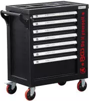 BGS-technic Werkzeugwagen DIY, 6058-1, leer, schwarz, 7 Schubladen
