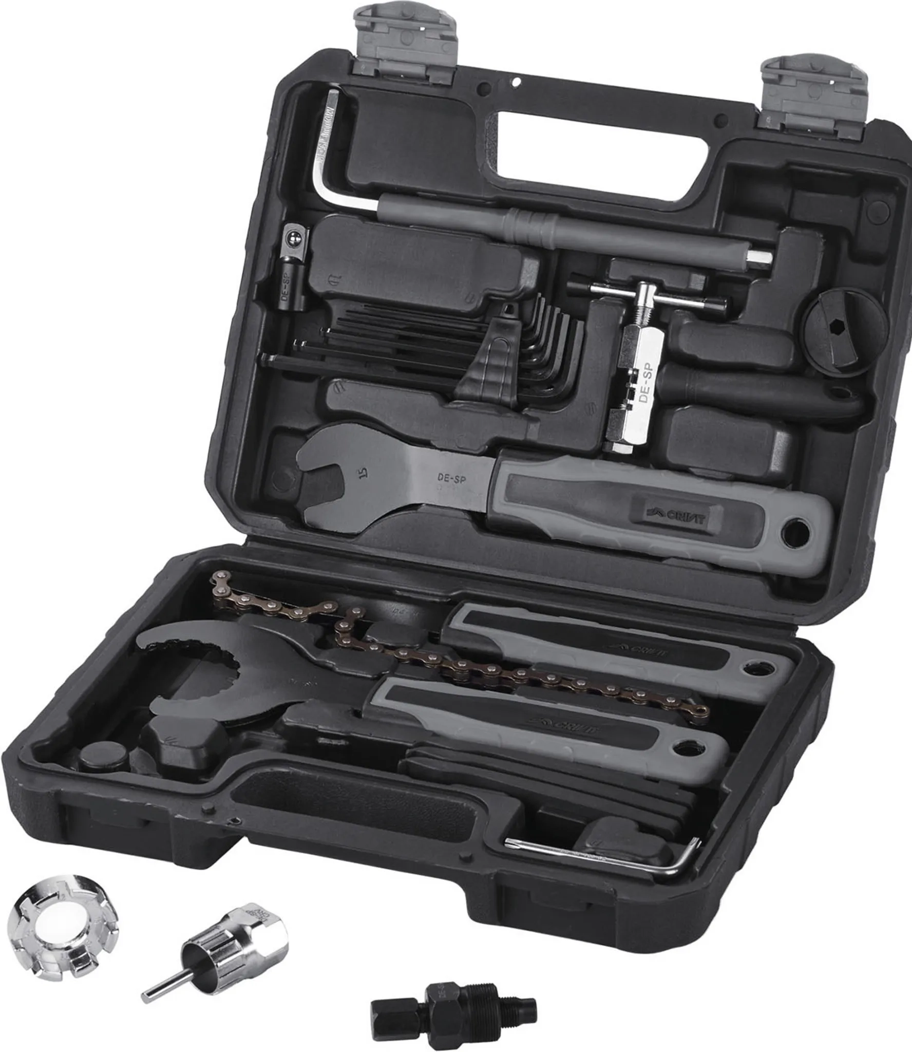 CRIVIT Fahrradwerkzeugkoffer-Set, 20-teilig