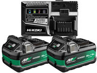 HiKOKI UC18YSL3WHZ UC 18 YSL3WHZ Werkzeug-Akku und Ladeger&auml;t 18 V, 36 V 2.5 Ah, 5 Ah