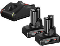 Bosch - Akku-starter-set Gba 12 Volt / 2x 4,0 Ah + Schnellladeger&auml;t Gal 12v-40