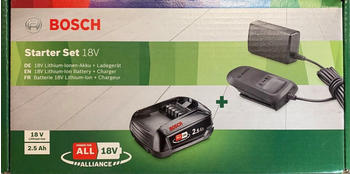Bosch Starter-Set PBA 18V 2,5 Ah + AL1810CV