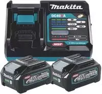 Makita Power Source Kit 40v / 2x 2,5 Ah - 191l76-1