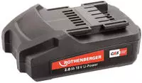 Rothenberger 1000001652, Rothenberger 1000001652 RO BP18/2 Ersatz-Akku 18V 2Ah...
