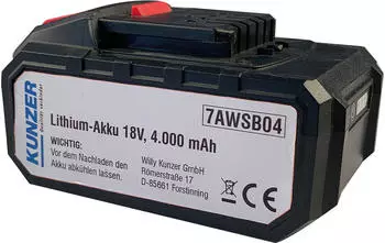 Kunzer 18V 4Ah (7AWSB04)