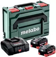 Metabo 685303000 Basic-Set 2x LiHD 8 Ah + ASC 290 + metaBOX 145 Werkzeug-Akku und