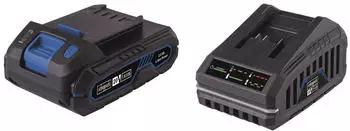 Scheppach IXES 20V 2Ah und Ladeger&auml;t 2,4A (Starterkit SBSK2.0)