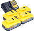 4 Akkus, 5 Ah, mittel: DeWalt DCB 1104