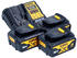 3 Akkus, 4 Ah, mittel: DeWalt DCB 1104