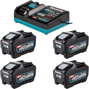 Makita Power Source Kit (4x BL4050F XGT 40V 5Ah + DC40A))