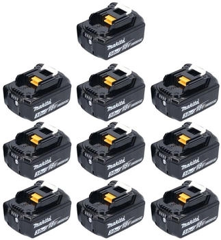 Makita 10er Set BL1830B 18V 3Ah