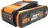 Worx 20V 4.0 Ah PowerShare Pro Akku mit hoher Kapazität und Anzeige