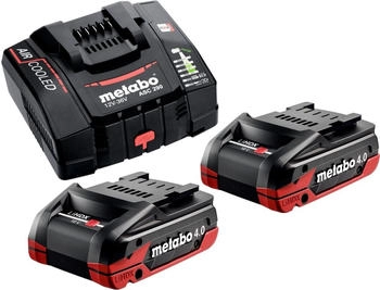 Metabo LiHDX 2 x 18 V 4,0 Ah Akku ( 624974000 ) + ASC 290 Ladeger&auml;t ( 627370000 )