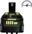 Ryobi 18 V ONE+ 4,0 Ah Lithium+ Edge Akku, RB1840E