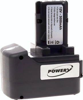 Powery Akku für metabo Akkuschrauber BST12 Impuls NiMH