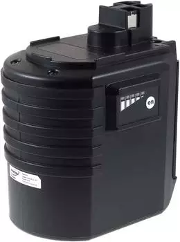 Powery Akku f&uuml;r W&uuml;rth master Bohrhammer ABH 20-SLS 3000mAh NiMH Flach (neuere Version)