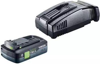 Festool Energie Set 18V 1xTBX4/SCA16, Akku BP 18 Li 4,0Ah + Schnellladegerät SCA 16 (576953)
