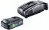 Festool Energie Set 18V 1xTBX4/SCA16, Akku BP 18 Li 4,0Ah + Schnellladegerät SCA 16 (576953)