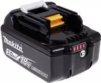 Akku f&uuml;r Werkzeug Makita Typ BL1830 (ersetzt BL1815N) 3000mAh mit LED...
