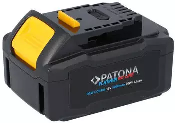 Patona 18V Akku DCB184 5000mAh f&uuml;r Dewalt XR-Serie mit USB-C PD65W