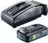 Festool Energie Set 18V, Akku BP 18 TBX 4 C-ASI 4,0Ah + Ladegerät TCL 6 (1xTBX4/TCL6)