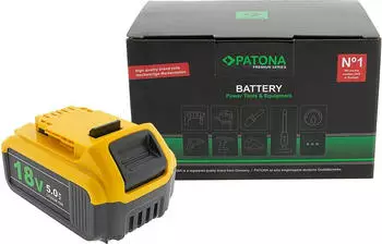 Patona Premium Akku f&uuml;r DeWalt DCB184 18V XR 5.0Ah