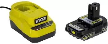 Ryobi ONE+ 18V 2,0Ah LithiumPlus Akku-Starterset mit Ladegerät (RC18120-120C)