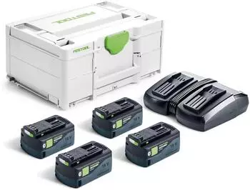 Festool Energie-Set SYS 18V 4xHP5,0/TCL6DUO (578681)