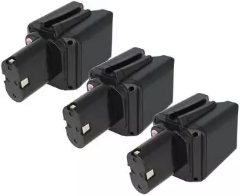 vhbw Ersatzakku 3er-Set NiMH 1500mAh 9,6V für Werkzeug (183737950-8)
