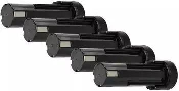 vhbw Akku für ESCO Elektrowerkzeug NiMH 3300mAh 2,4V 5er-Pack (168539614-2)