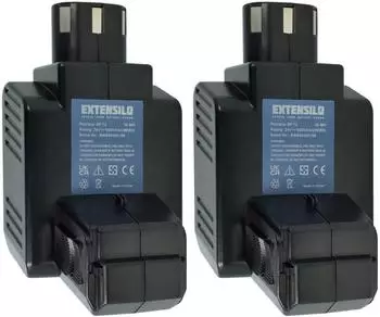 EXTENSILO Ersatzakku f&uuml;r Hilti BP72 NiMH 24V 4000mAh, 2er-Pack (177219906-1)