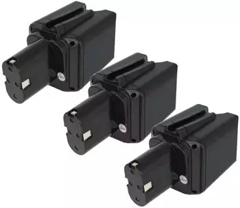 vhbw Ersatz-Akku 3er-Pack NiMH 2500mAh 9,6V für Werkzeug (183738007-9)