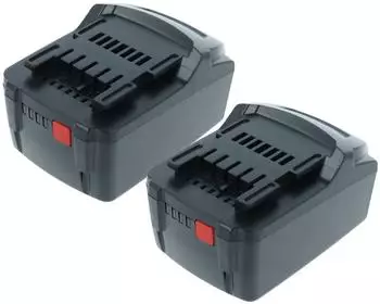 EXTENSILO Ersatzakku 2er-Set Li-Ion 18V 5000mAh (176726470-52)
