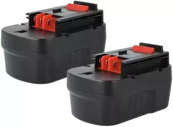 vhbw Ersatzakku 2er-Set NiMH 3000mAh 14,4V für Werkzeug (183664943-2)