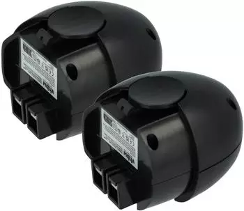 vhbw Ersatzakku f&uuml;r Metabo NiMH 1500mAh 4,8V 2er-Pack (144874279)